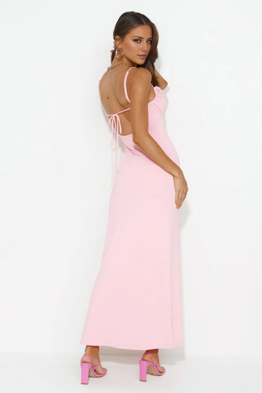 Jimiss collar back strap exposed back side slit long Prom dress