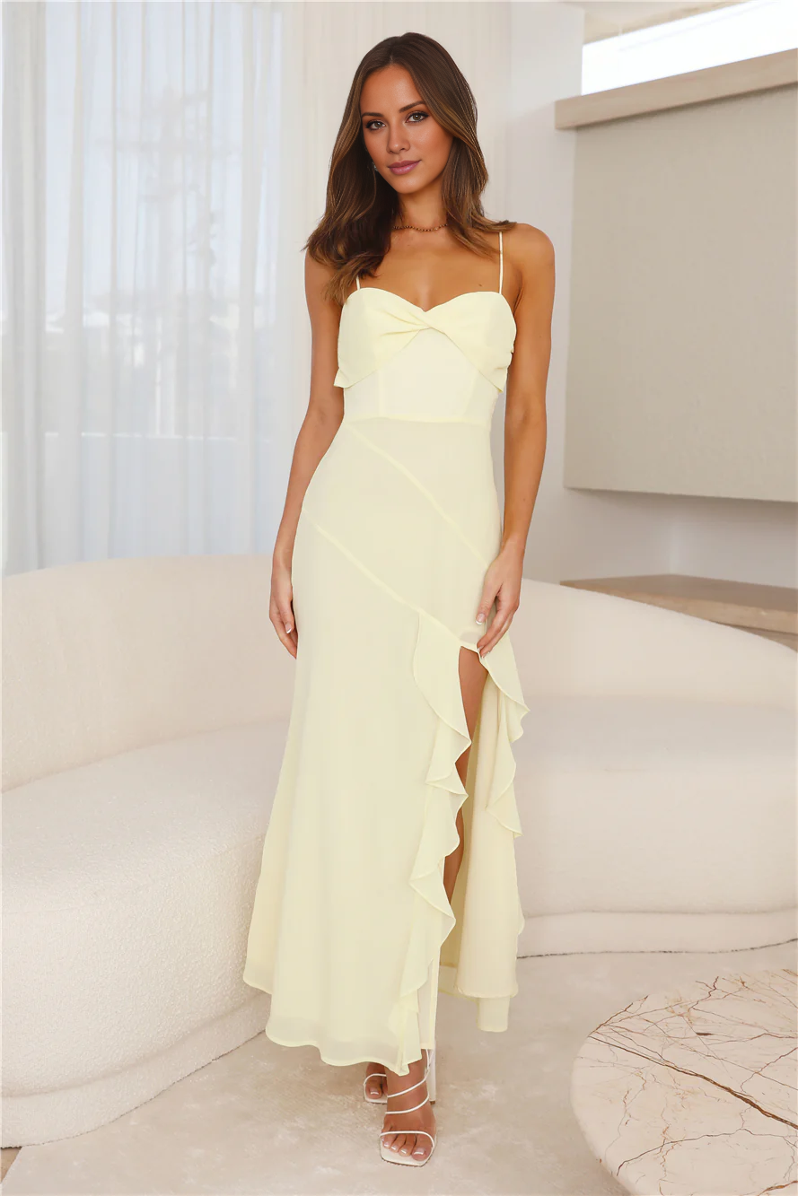 Jimiss slim shoulder strap with folded edges side folds and floor length Prom dress