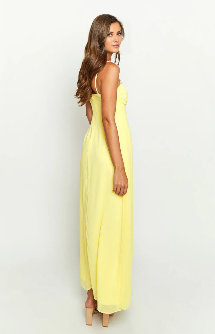 Jimiss - Square neckline sleeveless thin shoulder strap back zipper Maxi length prom dress