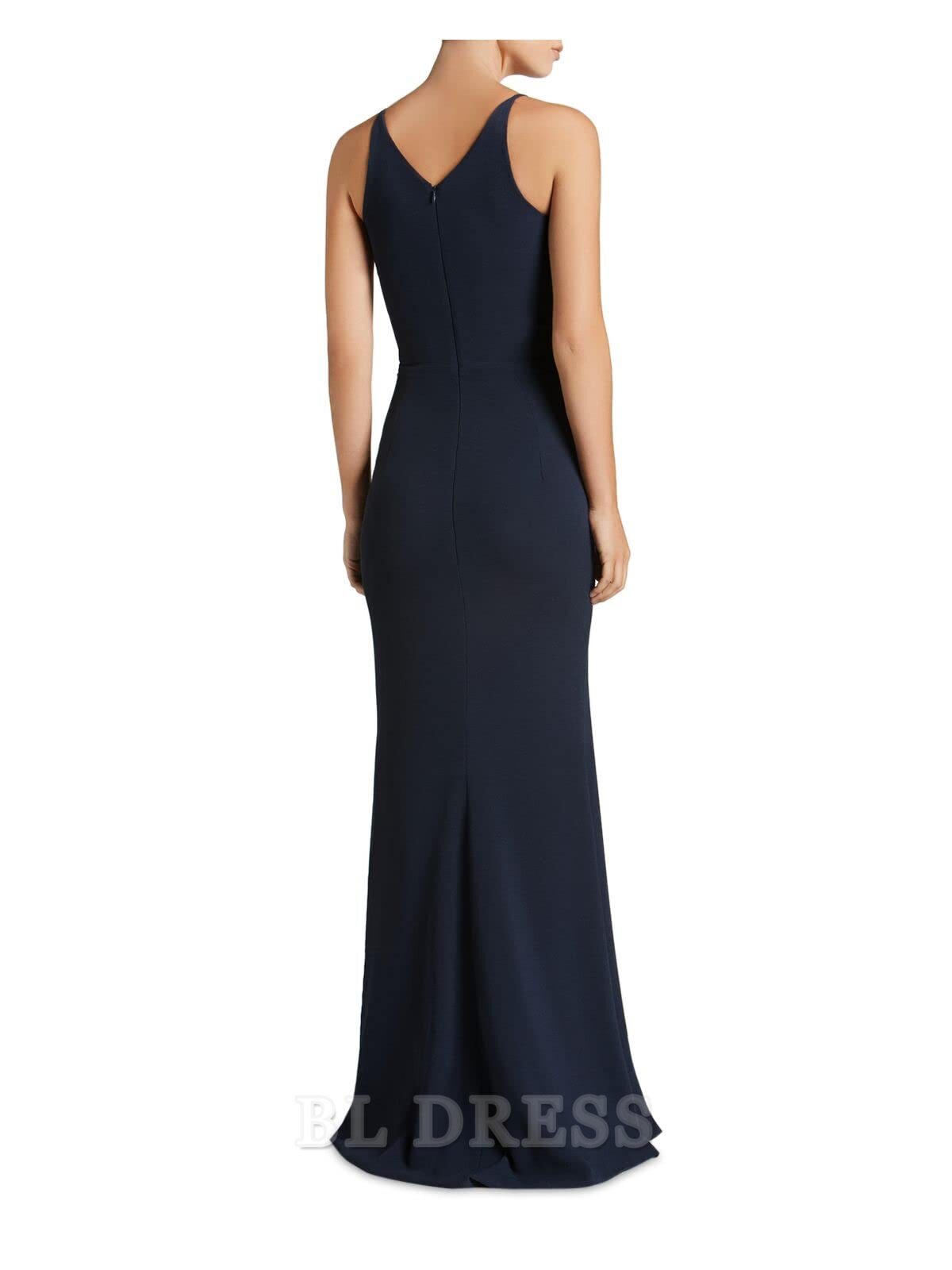 Sheath Spaghetti Strap Plunging formal dresses Bridesmaid Dresses evening gown Prom Dress