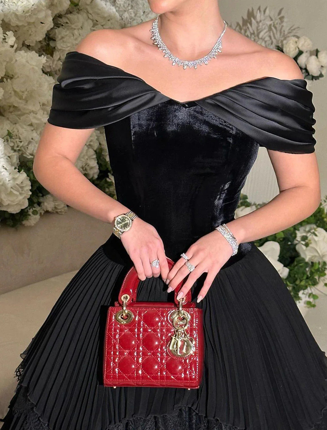 Aimishang A-Line Prom Dresses Formal Gowns Evening Dresses Floor Length Short Sleeve Sweetheart Lace with Ruched