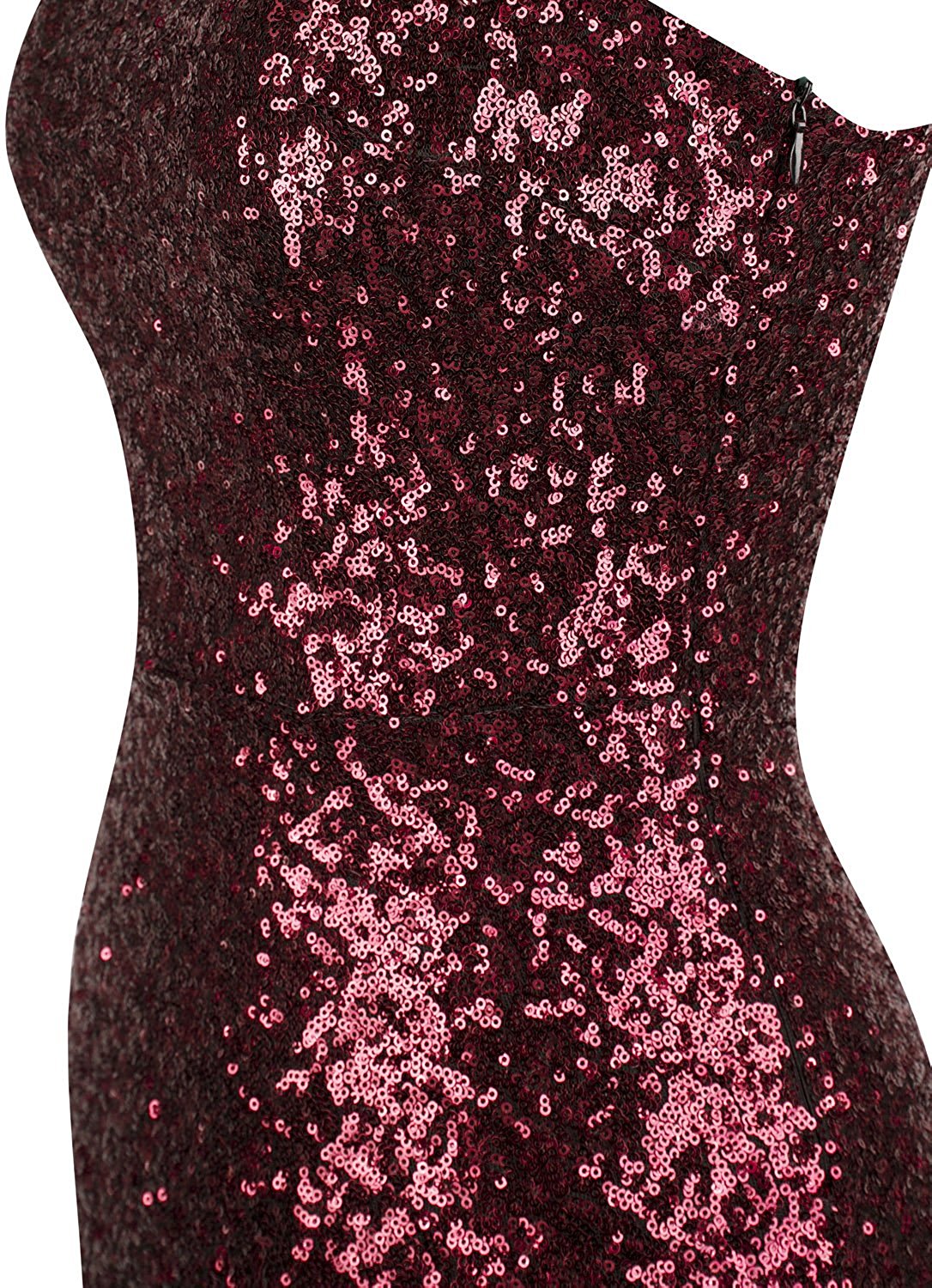 Asymmetric Sequin Mermaid Prom Dress