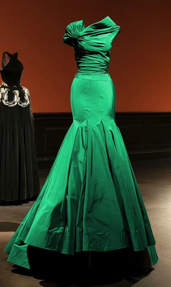 Unique Taffeta Mermaid Prom Evening Dresses 2017 Women's Couture Fashion