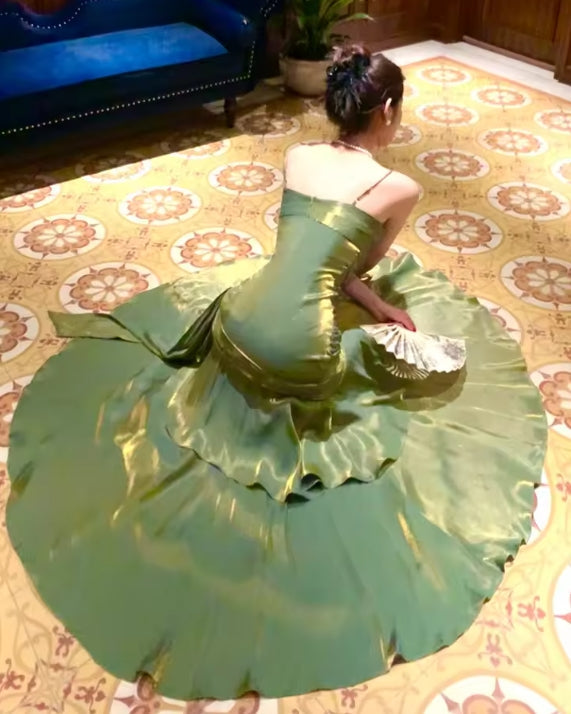 Aimishang Charming Wine Red Spaghetti Straps Long Prom Dress Elegant Party Dress Birthday Outfits Evening Dress Wholesale