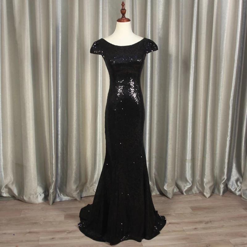 Modern Style Glitter Sequins Bridesmaid Dresses Mermaid Formal Gowns