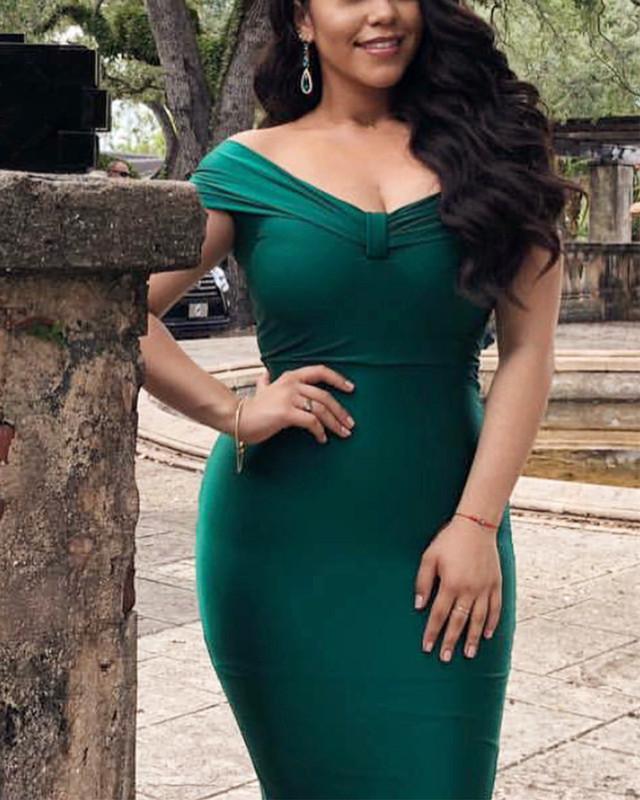 Mermaid Off-The-Shoulder Court Train Prom Evening Dresses