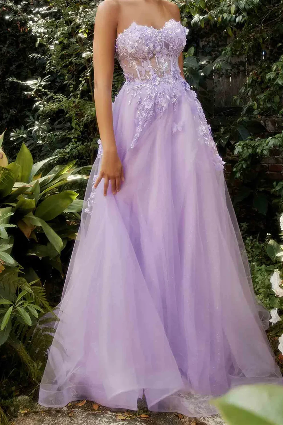 Sweetheart A Line Prom Dress Corset Tulle Evening Dress With Sleeves Off Shoulder Beautiful Wholesale