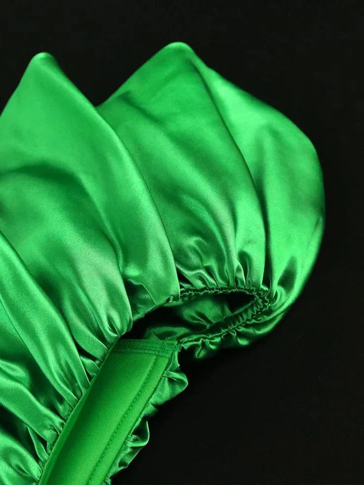 Green Off-The-Shoulder Mermaid Long Prom Dress Wedding Guest Dress Elegant Evening Dress Wholesale