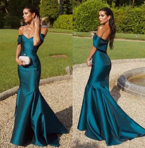 Aimishang Dress Wholesale Elegant Mermaid Prom Dresses Formal Party Dress Off Shoulder Elegant Evening Dress