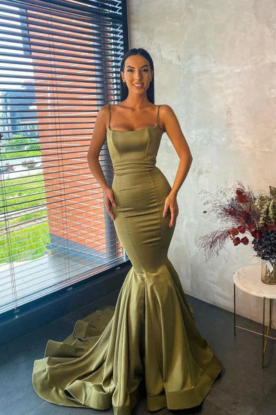 Wholesale Simple Mermaid Long Prom Dress Elegant Evening Dress Formal Dress