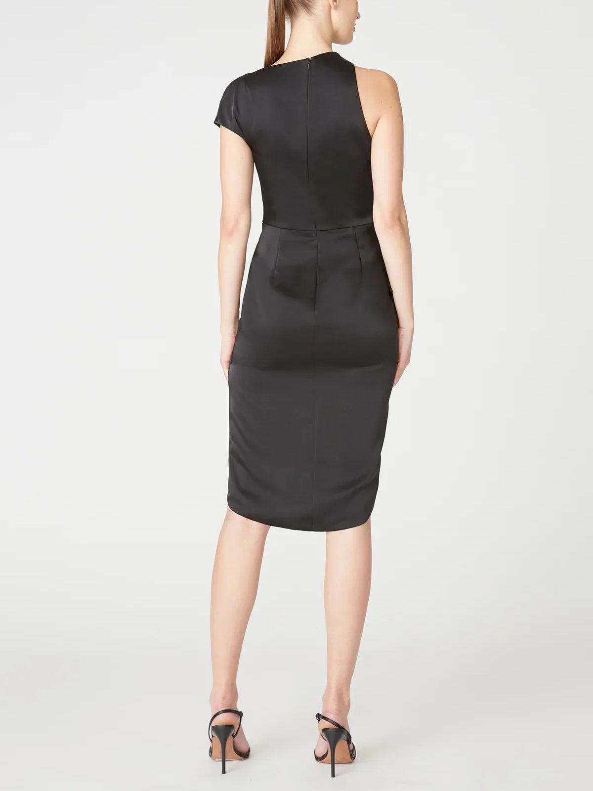 Ruffle edge A-line/Princess low round sleeveless knee length mother of the bride dresses