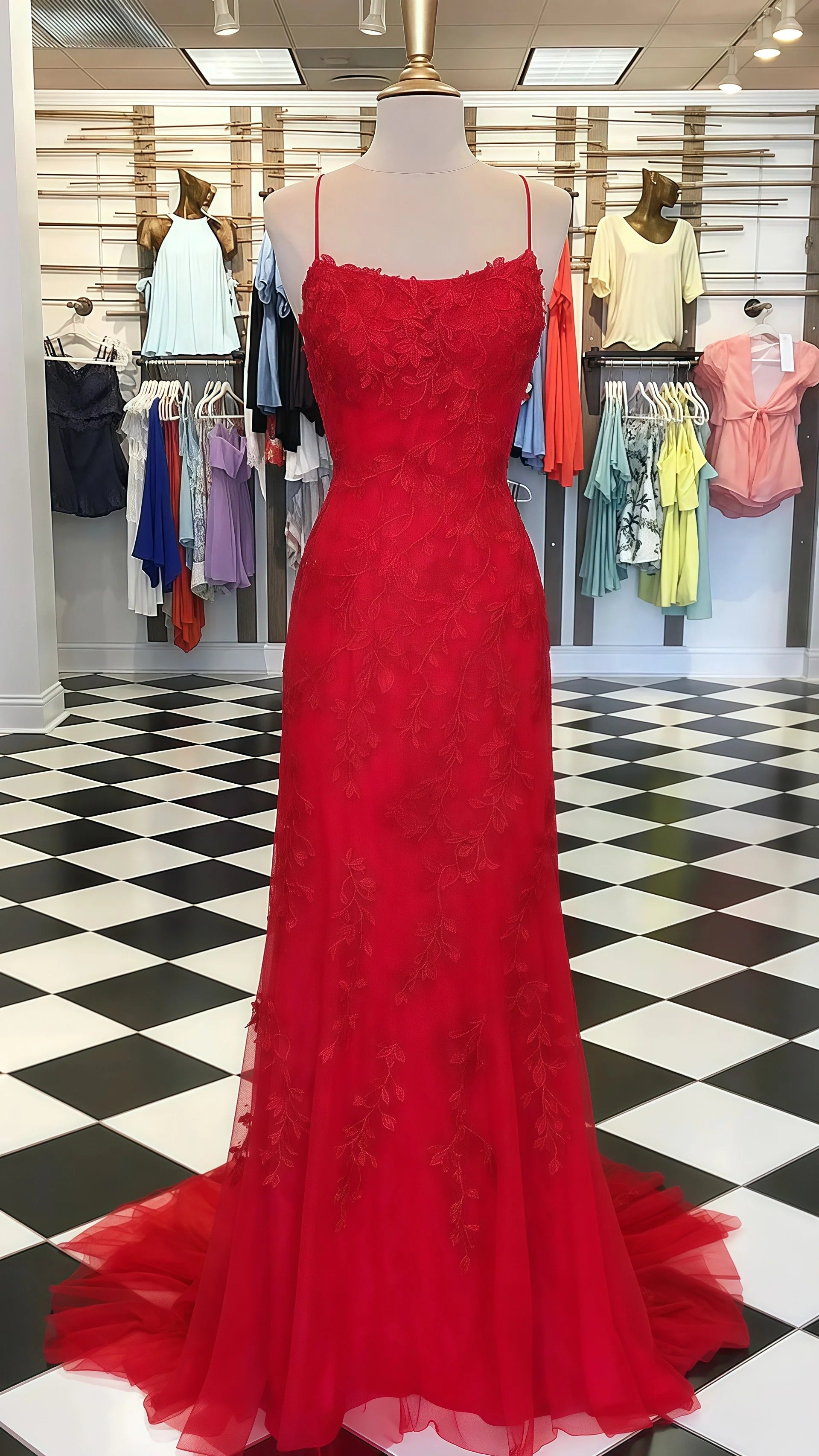 Mermaid Appliques Long Prom Dress Tulle Party Dress, Senior Prom Dresses,AST1607