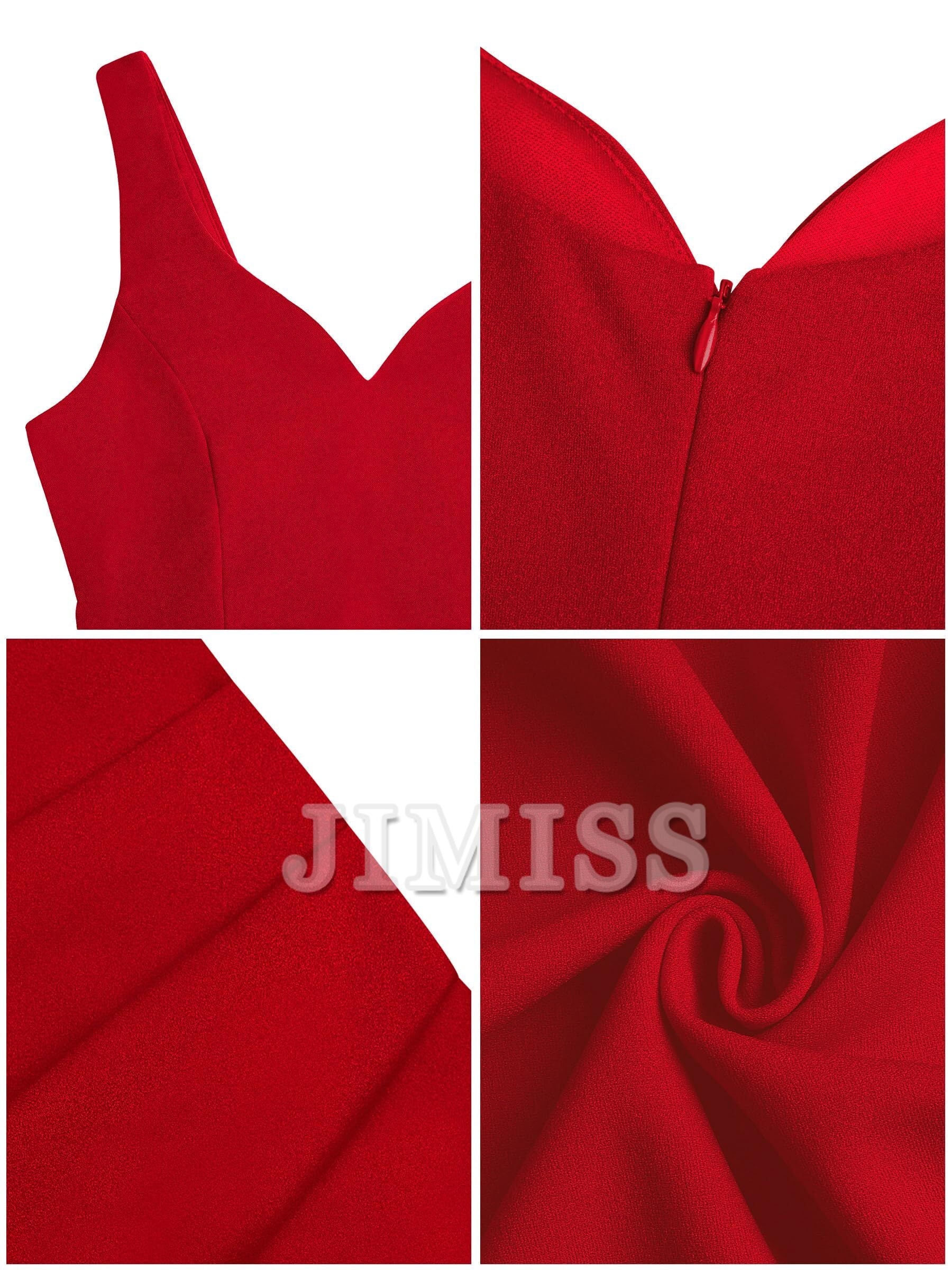 Rooster neckline sleeveless ruffled high slit evening gown