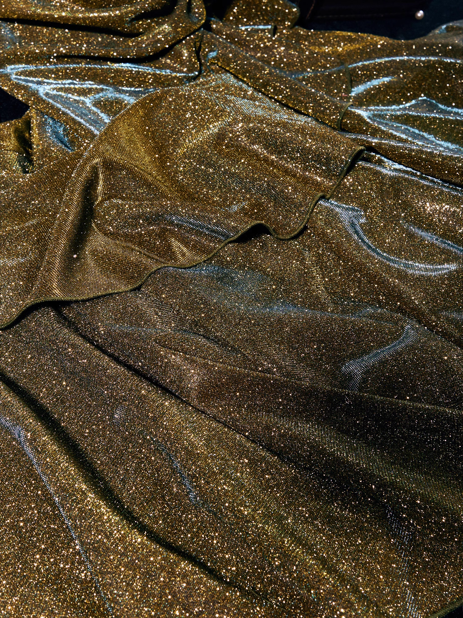 Vintage Mermaid Spaghetti Straps Long Gold Sequin Prom Dresses Birthday Outfits With Flowers SD485