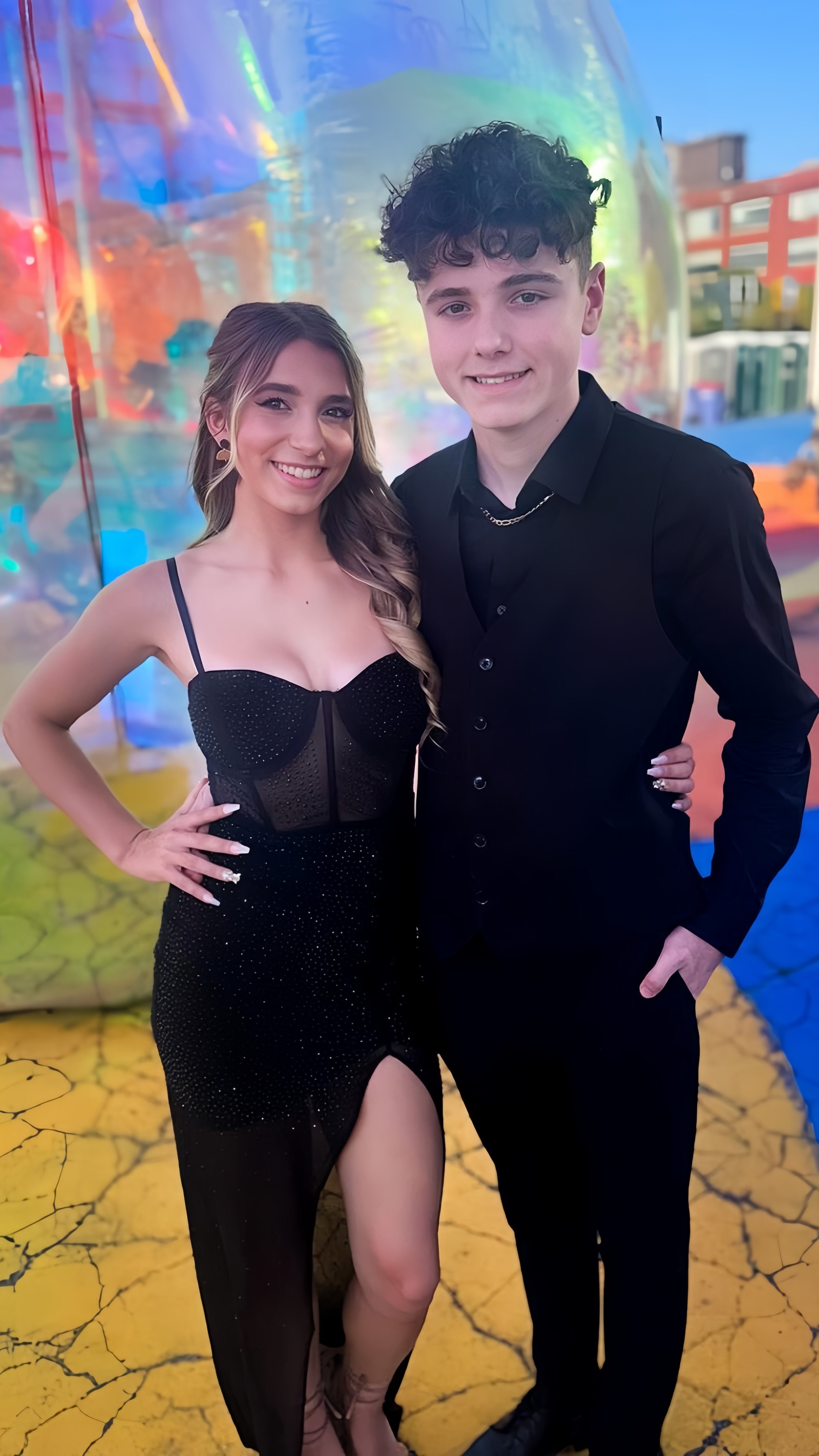 Sexy Black Senior Prom Dresses Sequin Party Gown, AST1513