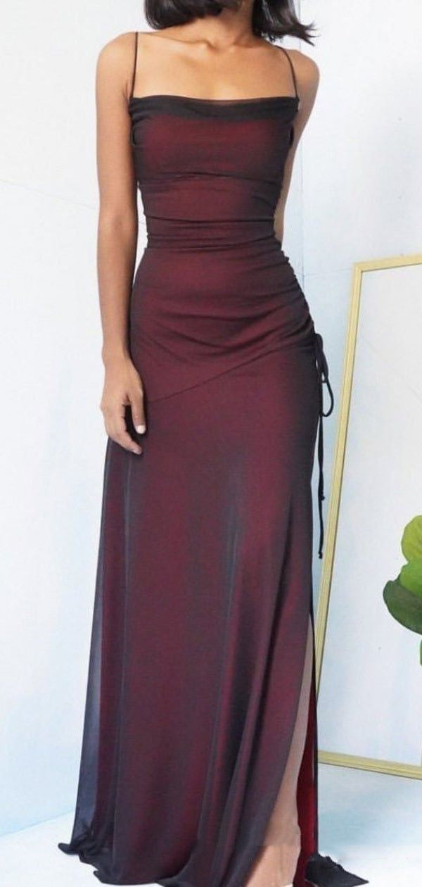 Sexy Mermaid Long Prom Dress Floor Length Party Gown, AST914