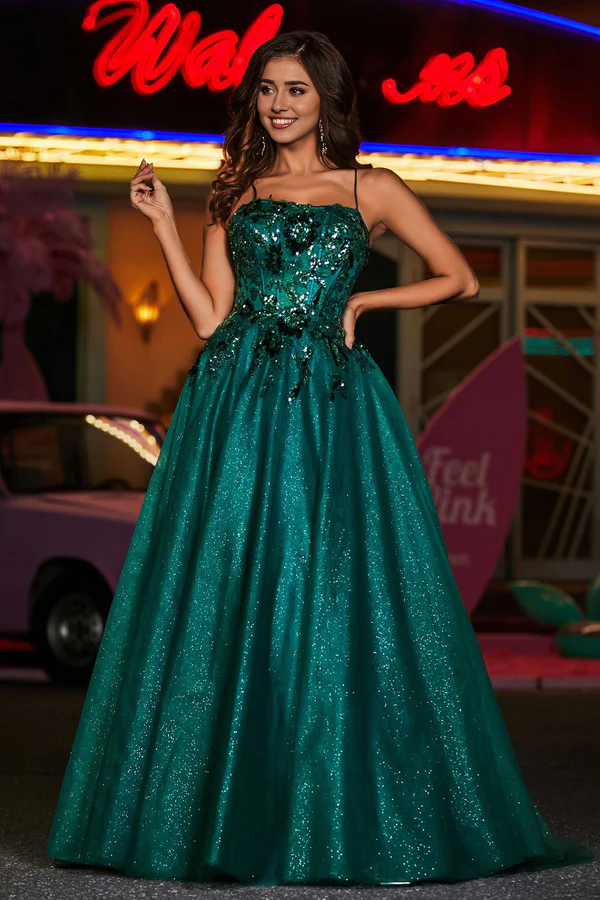 Aimishang Elegant Evening Dress Corset Beaded Top Tulle Ball Gown Prom Dresses