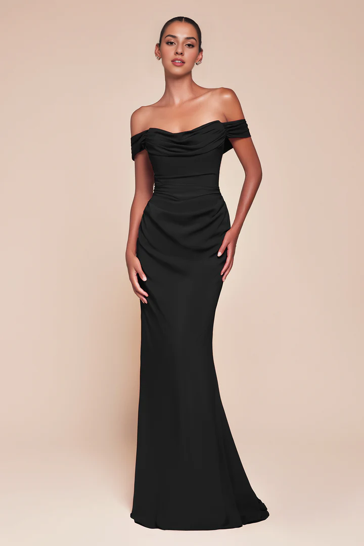 Aimishang Elegant Dresses Gowns Evening Dresses Chiffon Fitted Convertible Gown Formal Dresses