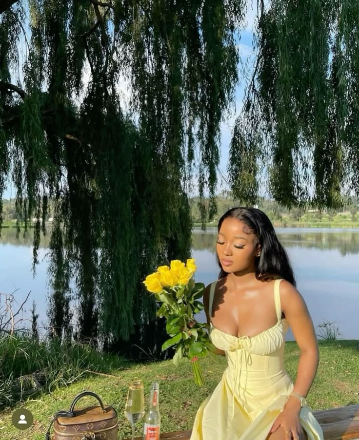 Pretty Yellow Satin Long Prom Dress Formal Evening Dresses