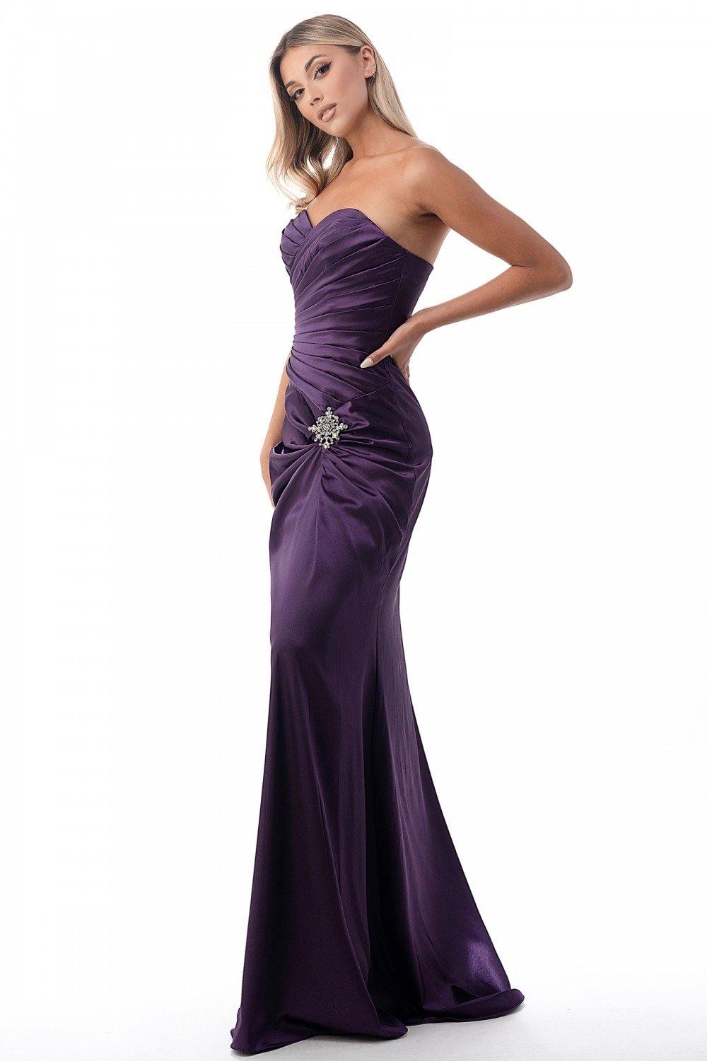 Cinderella Divine CD8530 Long Strapless Formal Dress Bridesmaid