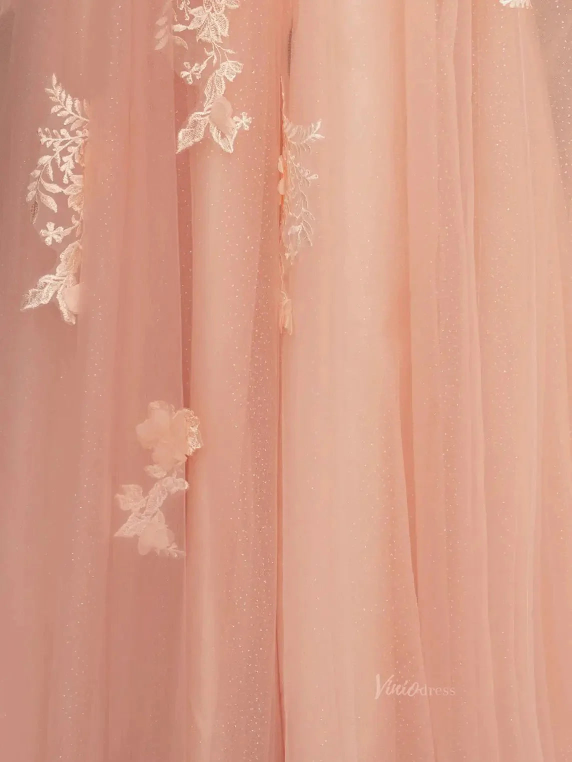 Elegant Tulle Lace Prom Dresses 2025 One Shoulder Formal Gown with Slit - FD5158C