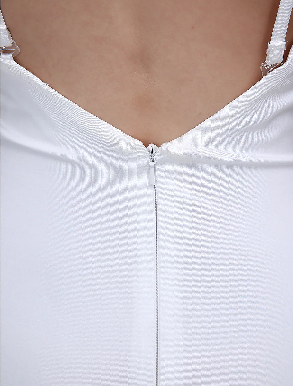 Sheath / Column Bridesmaid Dress Bateau Neck Sleeveless Open Back Ankle Length Chiffon / Jersey with Split Front