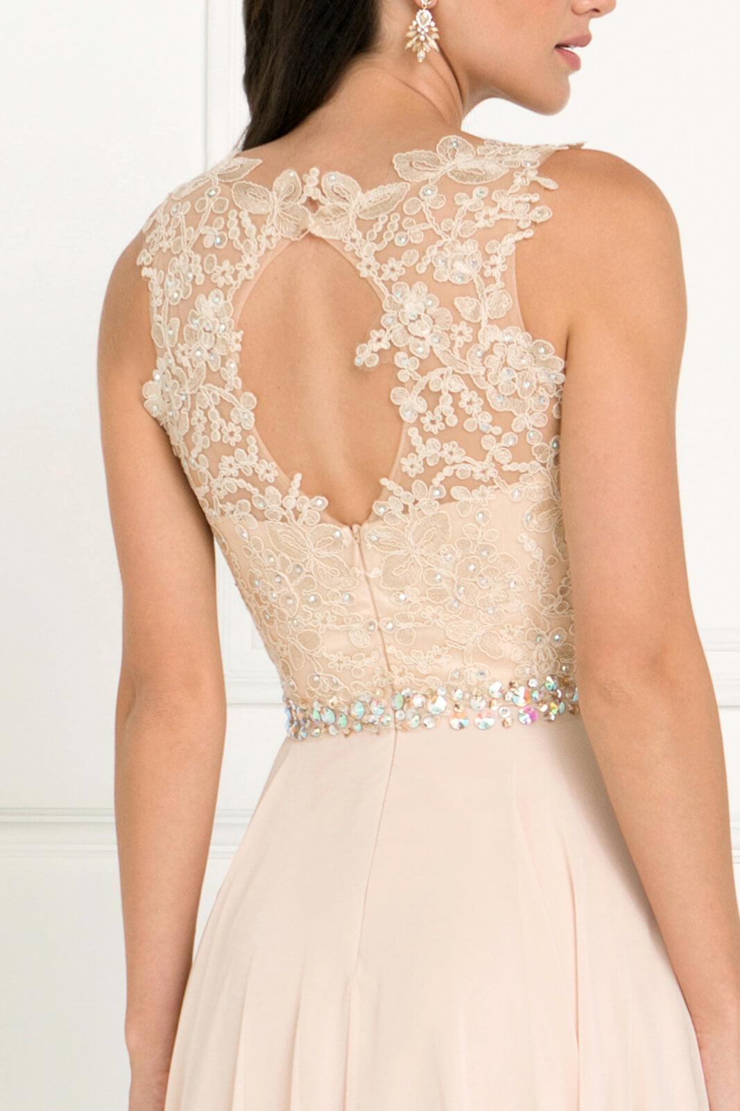 Long Bridesmaid Prom Dress Formal