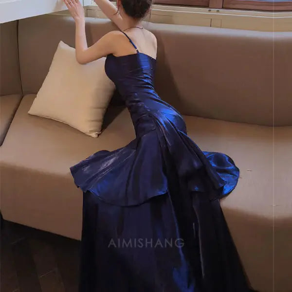 Aimishang Elegant Ruffled Tiered Maxi Dress Long Prom Dress Charming Evening Party Dress Women's Dresses