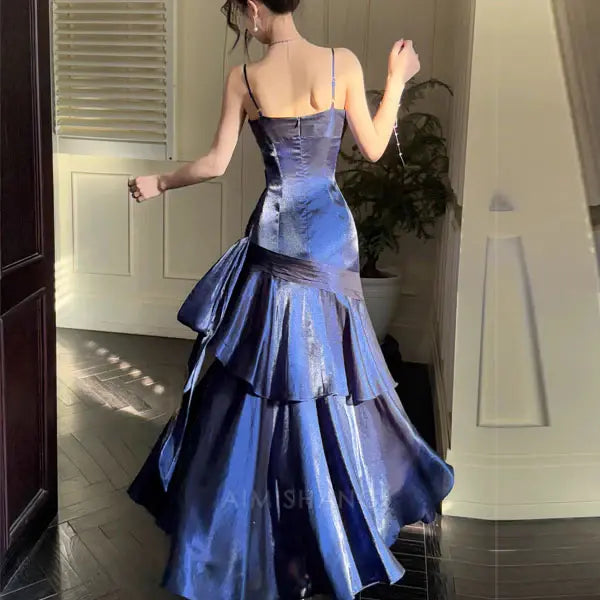 Aimishang Elegant Ruffled Tiered Maxi Dress Long Prom Dress Charming Evening Party Dress Women's Dresses