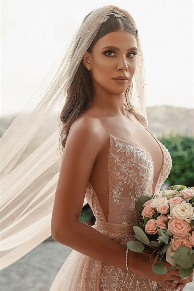 New Arrival Mermaid Wedding Dress with Appliques Ruffles and Spaghetti-Straps