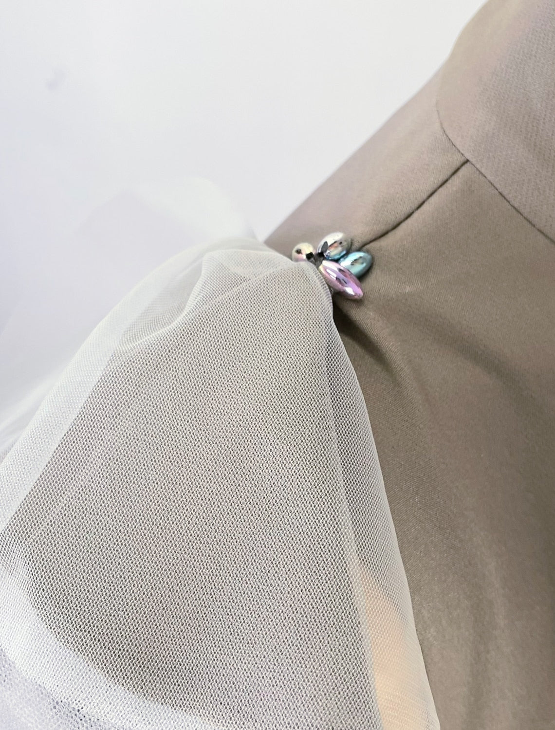 Sheath / Column Cocktail Dresses Elegant Dress Fall Wedding Guest Dress Formal Ankle Length Sleeveless High Neck  Fabric with Slit Appliques 2025