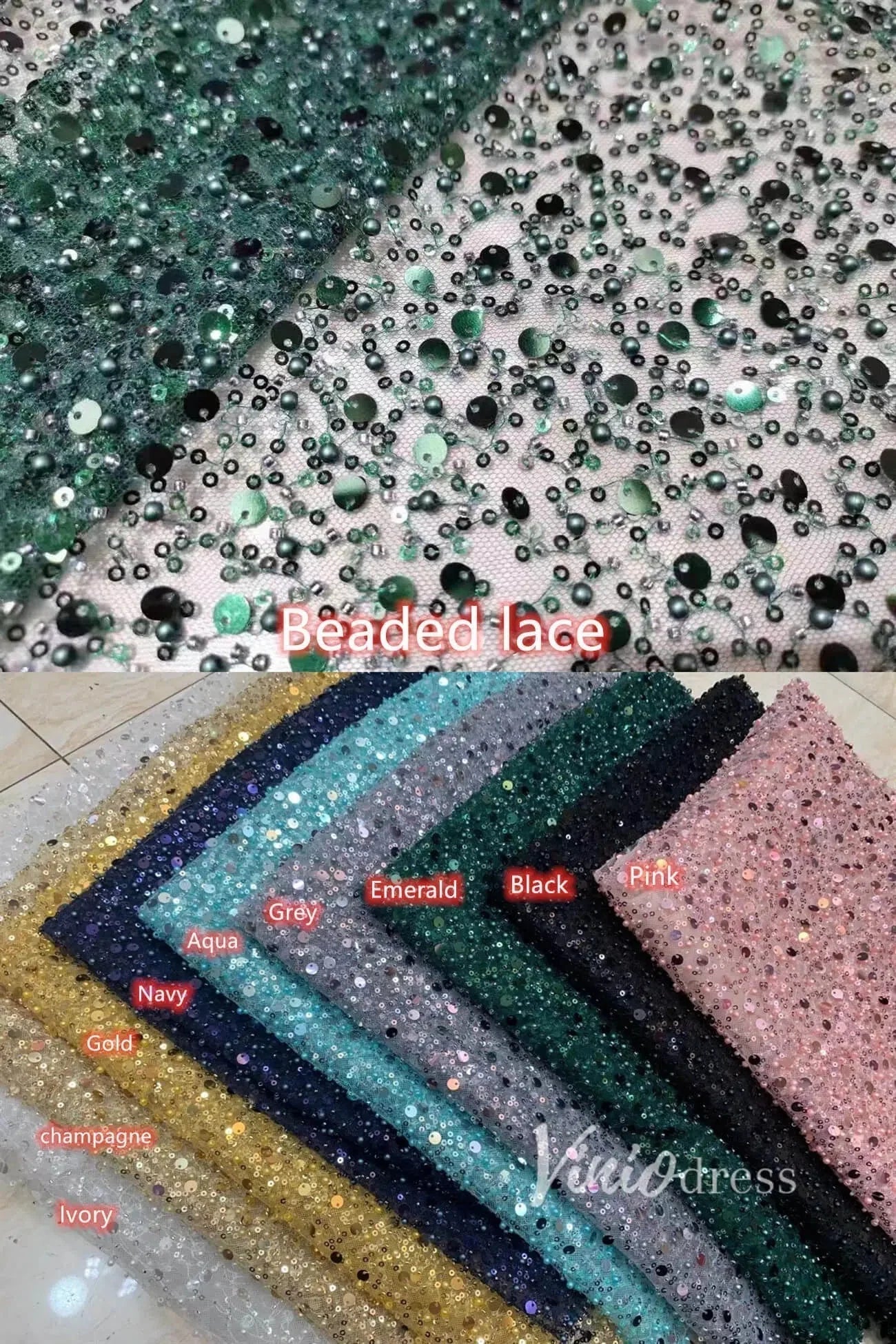 Sexy Sparkly Emerald Green Sequin Long Prom Dresses with Slit FD1737