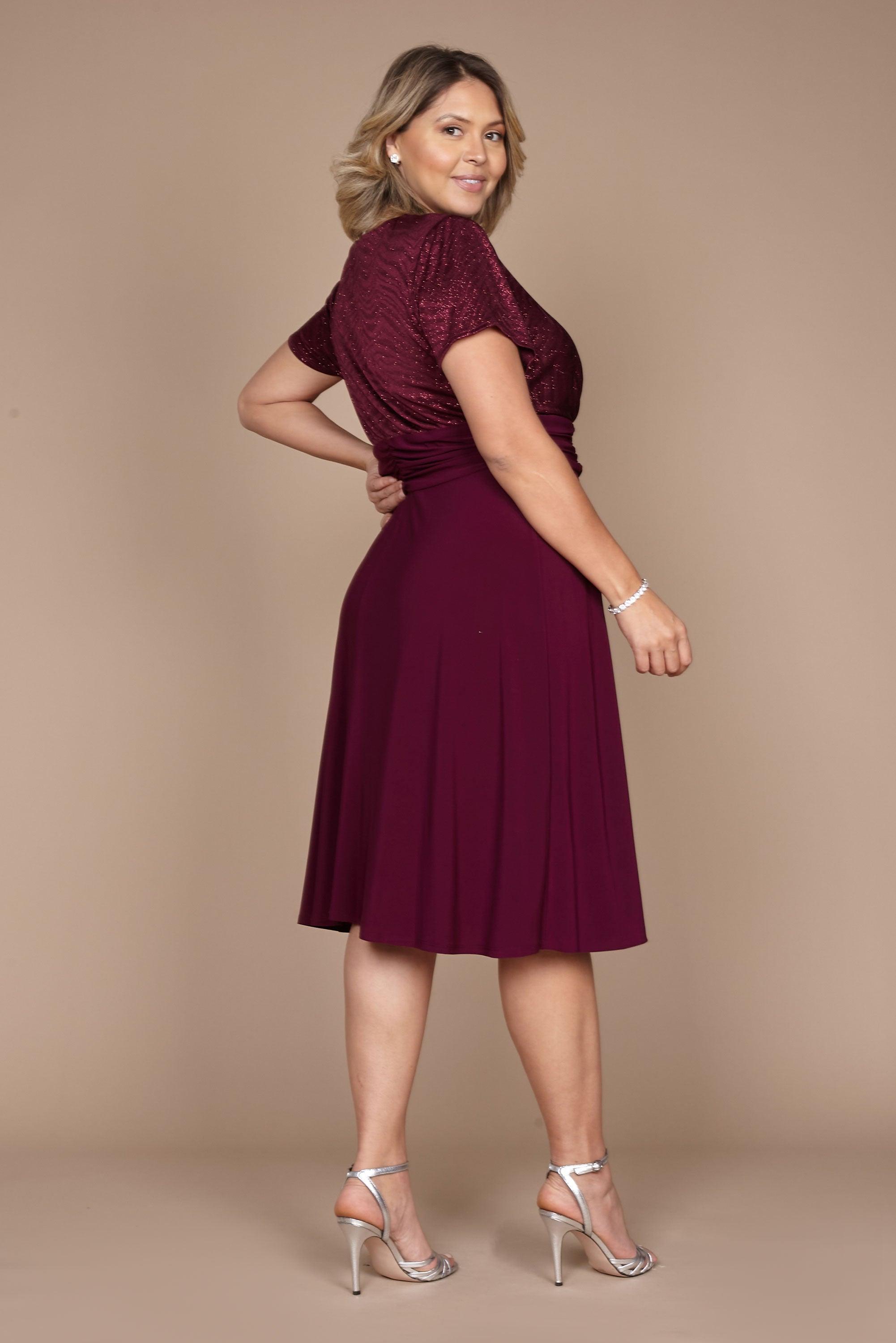 R&M Richards 9109W Short Formal Plus Size Dress