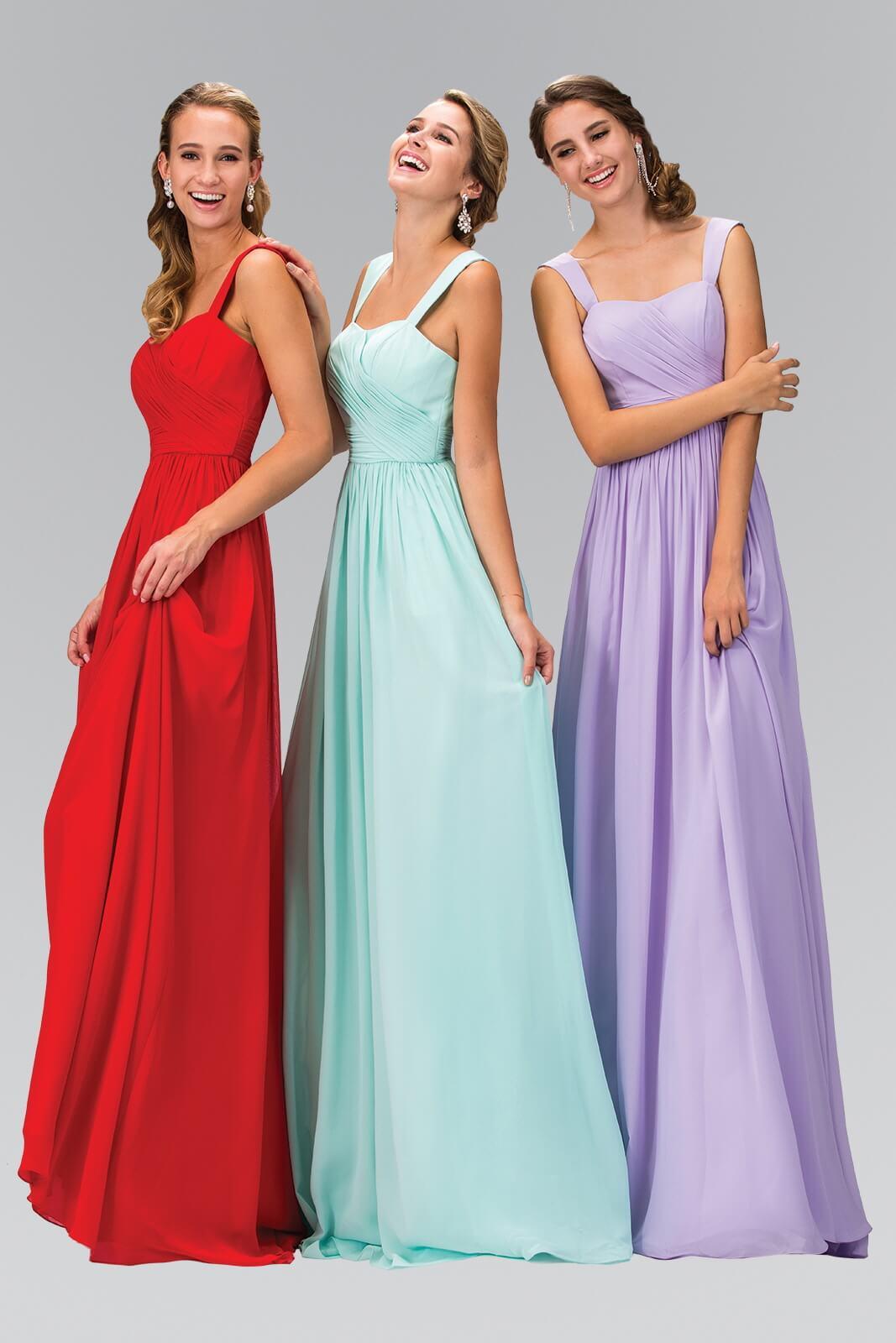Sleeveless Chiffon Long Formal Dress