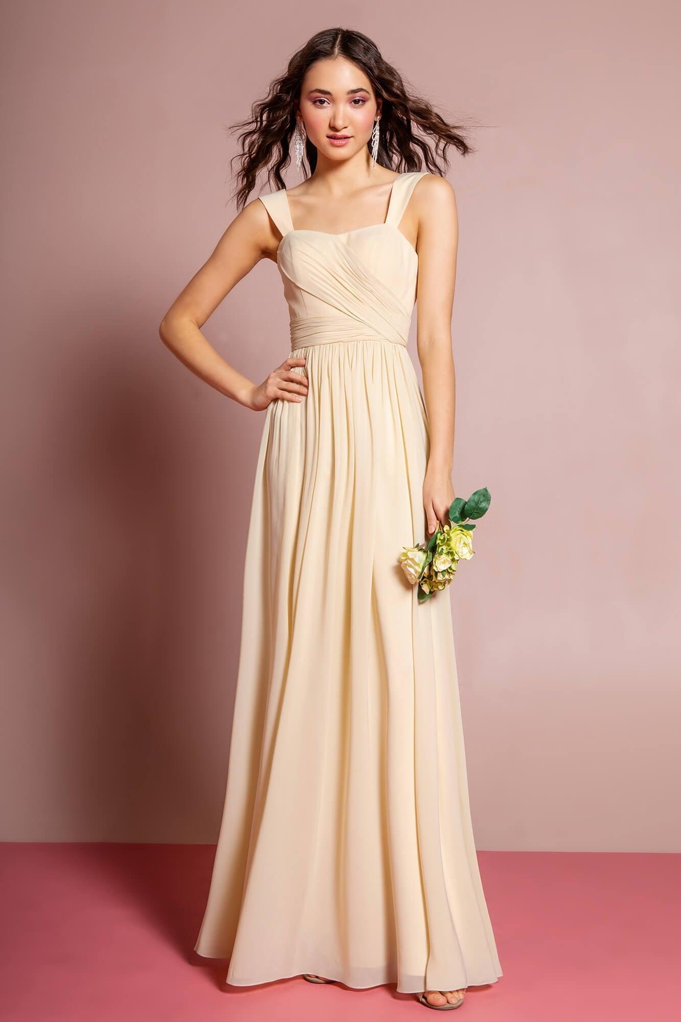 Sleeveless Chiffon Long Formal Dress