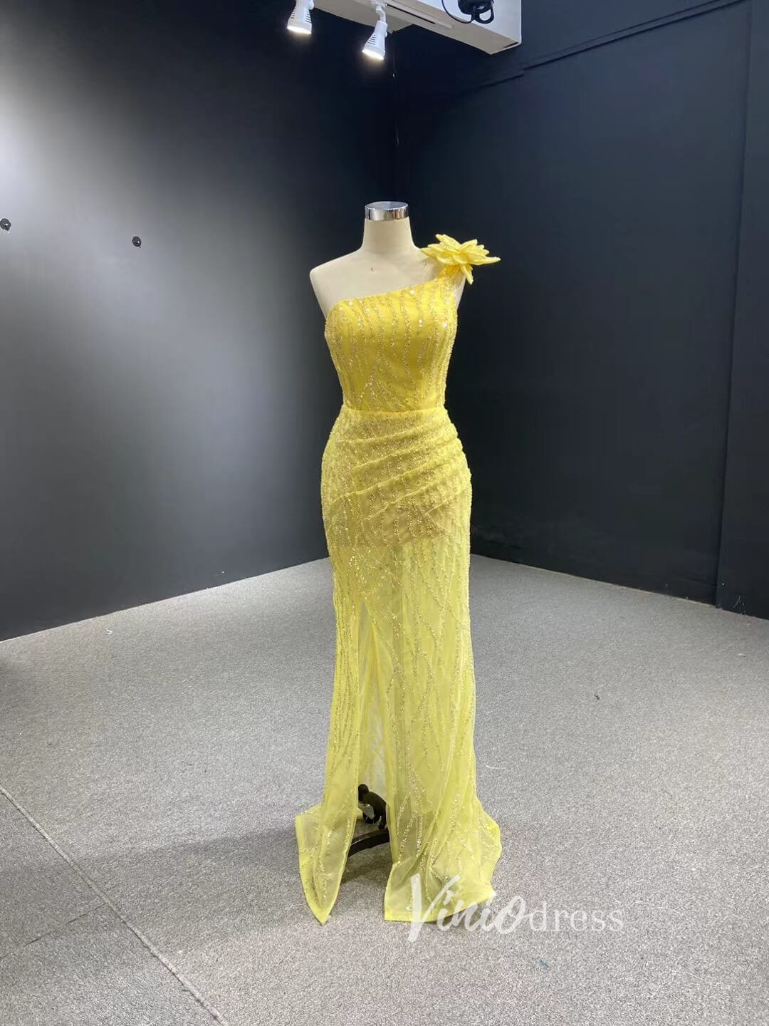 Wine Red Pageant Dress with Slit Removable Overskirt Formal Dresses 222179